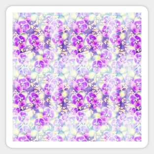 Dreamy Violet Pattern Sticker
